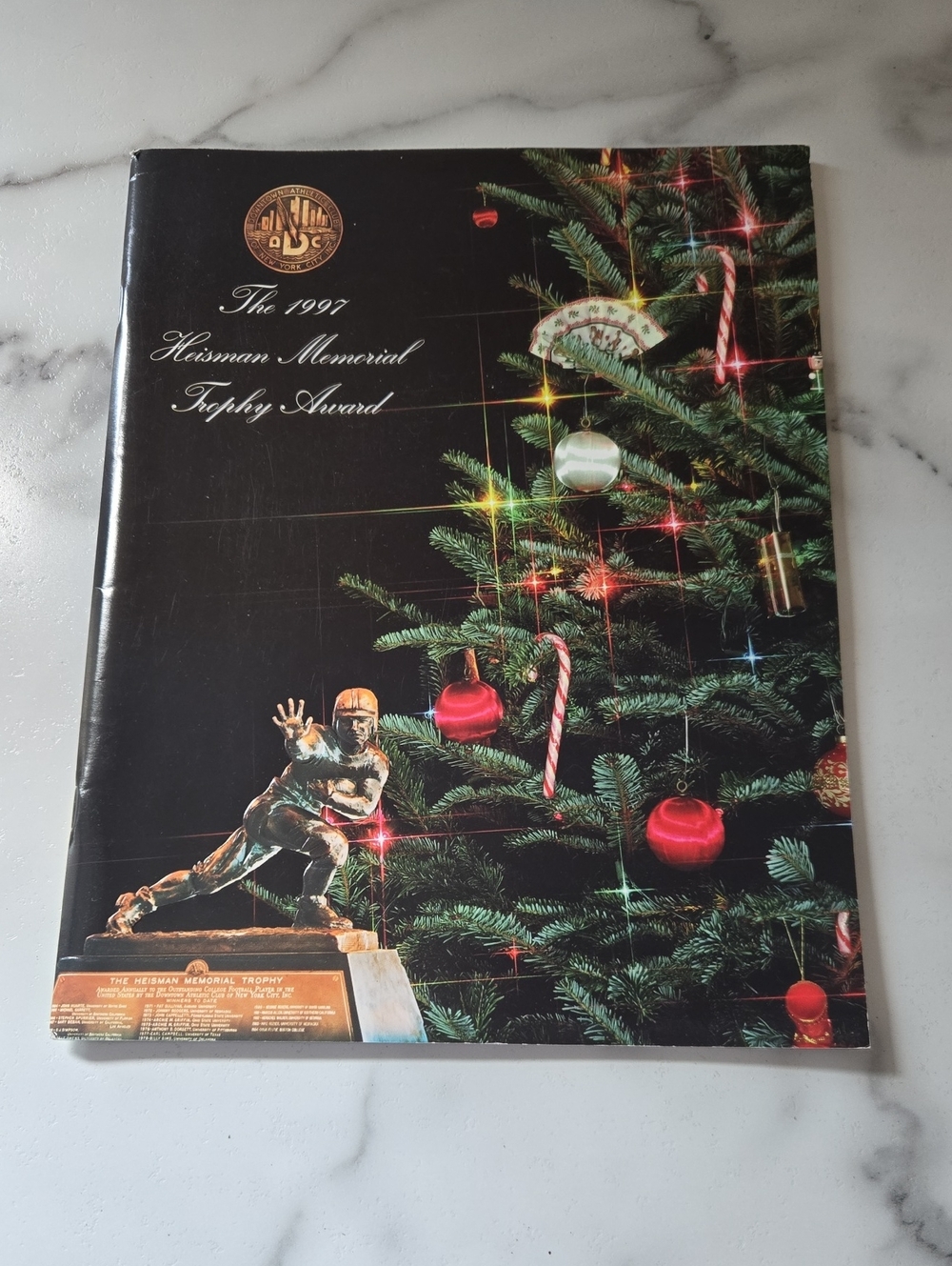 1997 Heisman Memorial Trophy Award Program - Holiday Cover